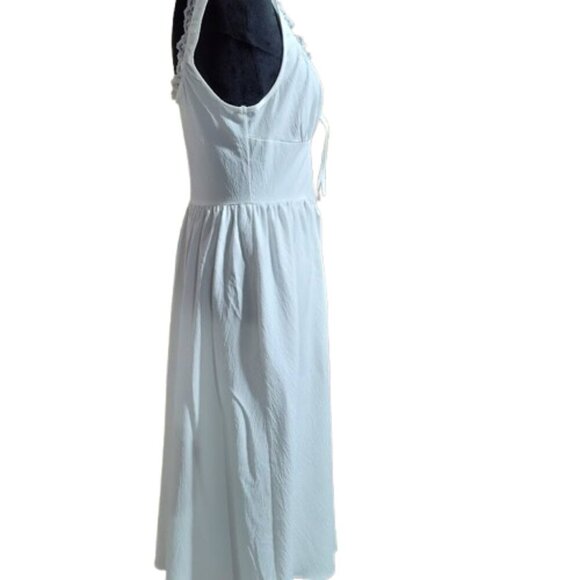 SHEIN MOD Pap 21 Raccolta Carta Women's Size Small Size 4 White Summer Dress NWT - Picture 5 of 11